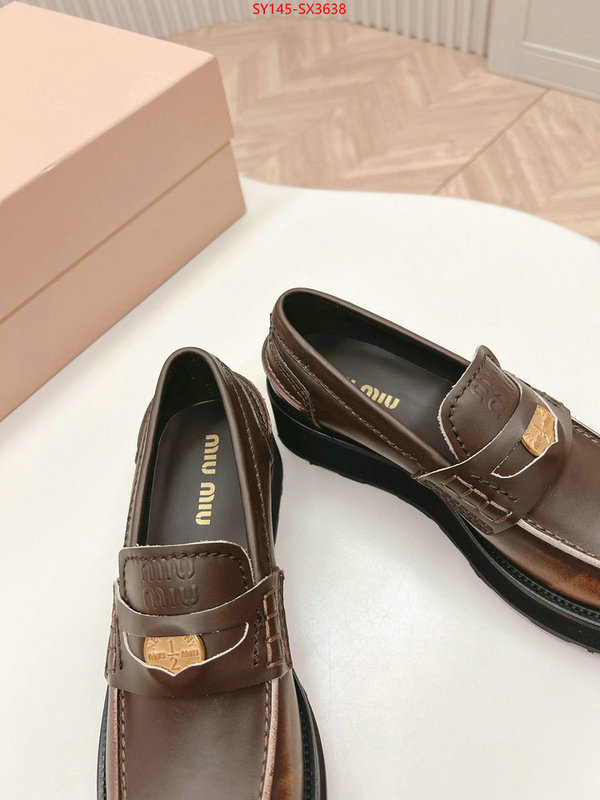 Women Shoes-Miu Miu outlet 1:1 replica ID: SX3638 $: 145USD