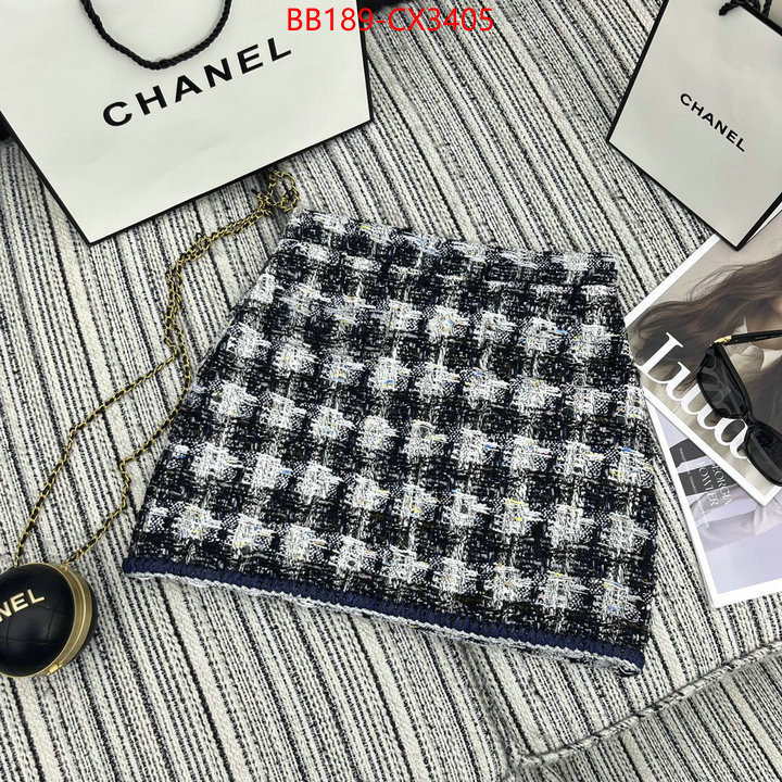 Clothing-Chanel we offer ID: CX3405 $: 189USD