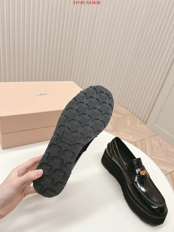 Women Shoes-Miu Miu outlet 1:1 replica ID: SX3638 $: 145USD