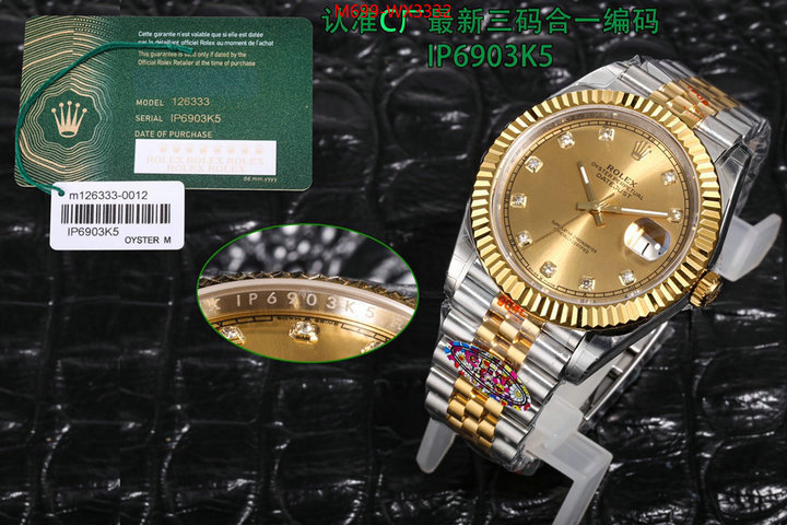 Watch(TOP)-Rolex quality aaaaa replica ID: WX3332 $: 699USD