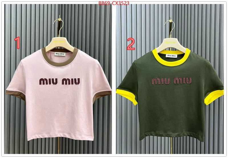 Clothing-MIU MIU the most popular ID: CX3523 $: 69USD