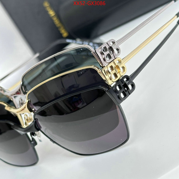 Glasses-Balenciaga shop the best high quality ID: GX3086 $: 52USD