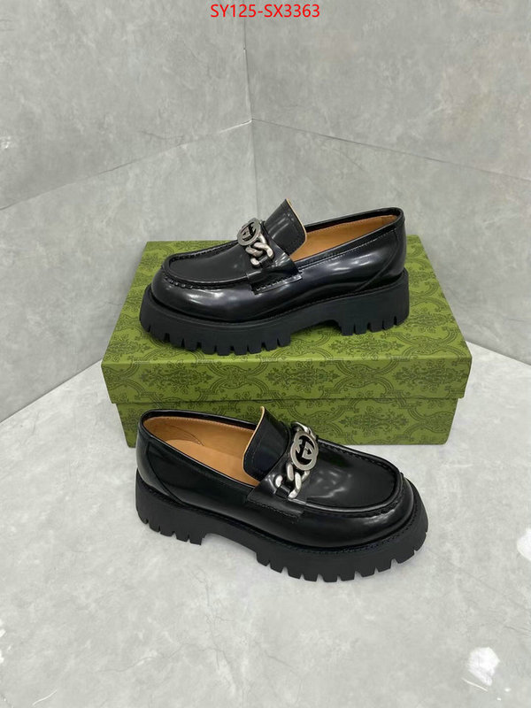 Women Shoes-Gucci the quality replica ID: SX3363 $: 125USD