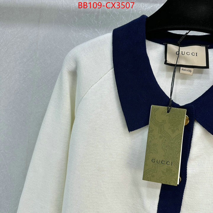 Clothing-Gucci 1:1 replica ID: CX3507 $: 109USD