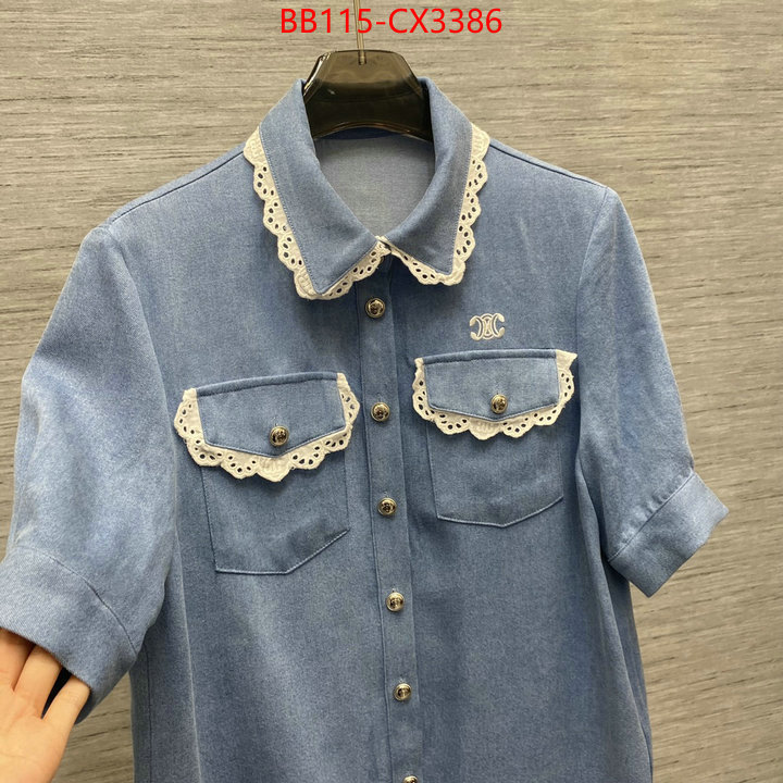 Clothing-Celine best knockoff ID: CX3386 $: 115USD