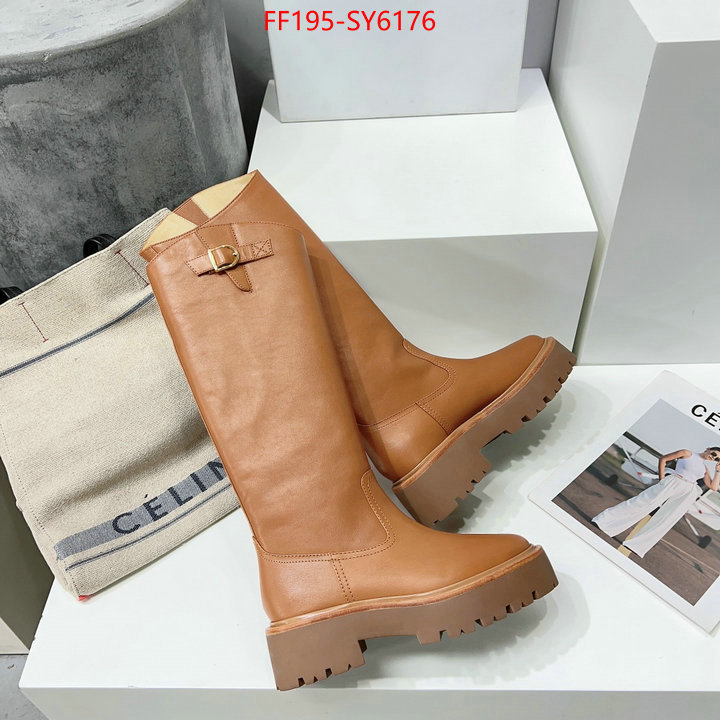 Women Shoes-Boots top 1:1 replica ID: SY6176 $: 195USD