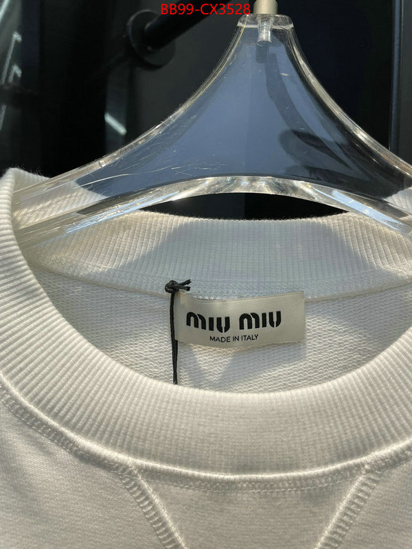 Clothing-MIU MIU fake designer ID: CX3528 $: 99USD