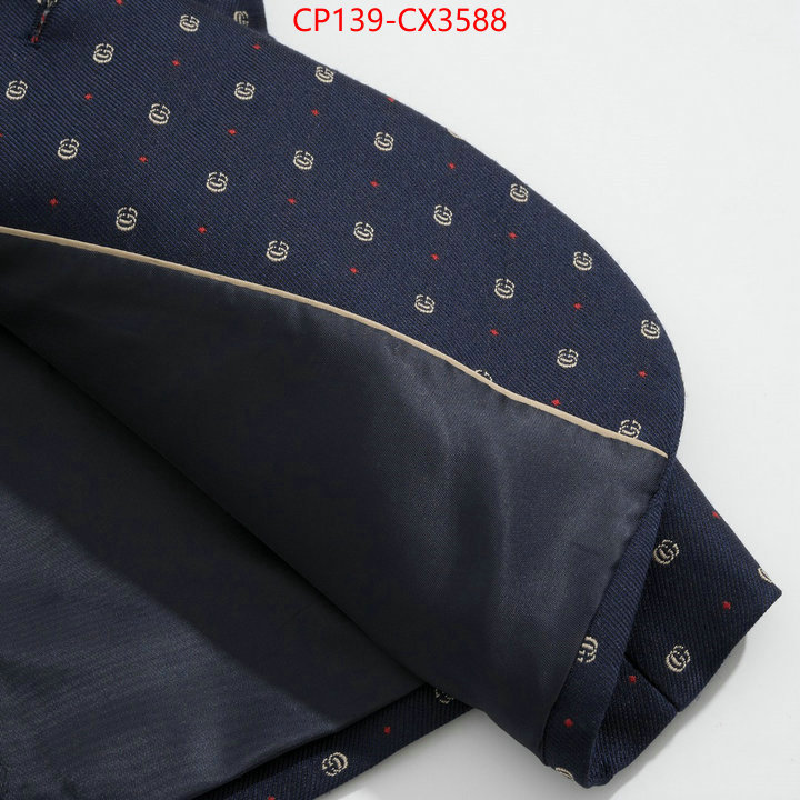 Clothing-Gucci cheap replica designer ID: CX3588 $: 139USD