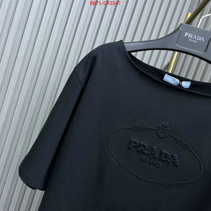 Clothing-Prada how to find designer replica ID: CX3547 $: 75USD