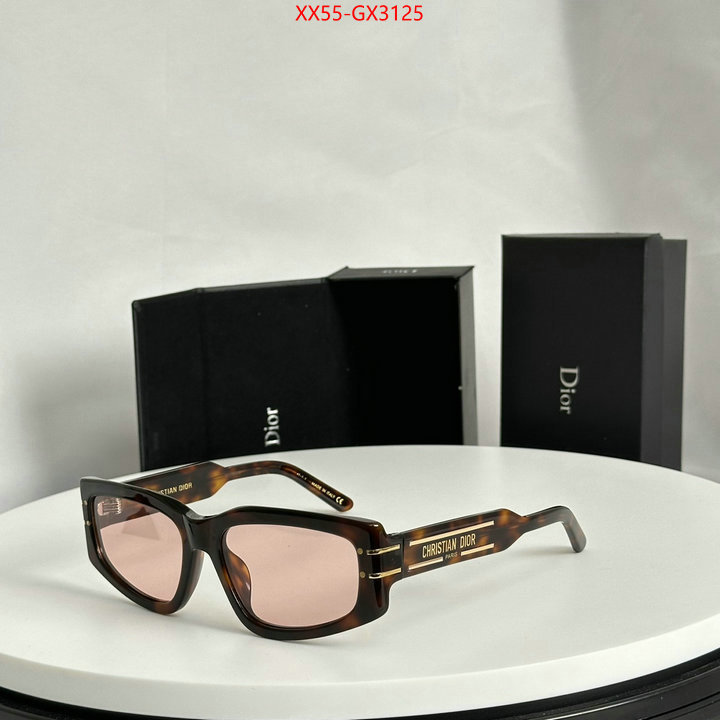 Glasses-Dior replica sale online ID: GX3125 $: 55USD