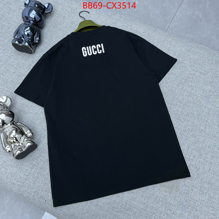 Clothing-Gucci top grade ID: CX3514 $: 69USD