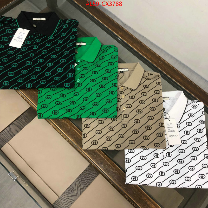 Clothing-Gucci customize best quality replica ID: CX3788 $: 59USD