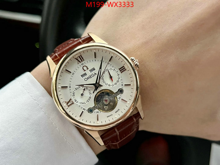 Watch(TOP)-Omega aaaaa+ quality replica ID: WX3333 $: 199USD