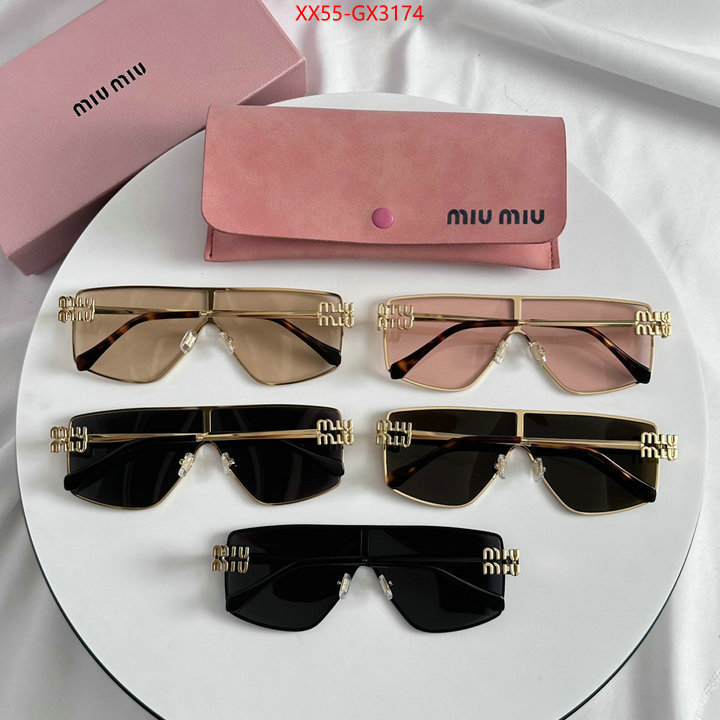 Glasses-Miu Miu where to find the best replicas ID: GX3174 $: 55USD