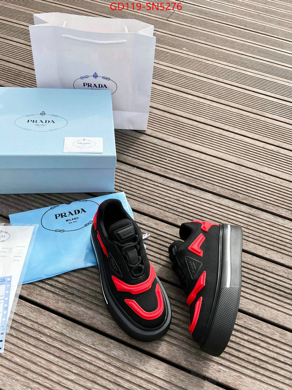 Men shoes-Prada high quality replica designer ID: SN5276 $: 119USD