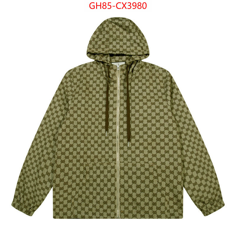 Clothing-Gucci designer replica ID: CX3980 $: 85USD