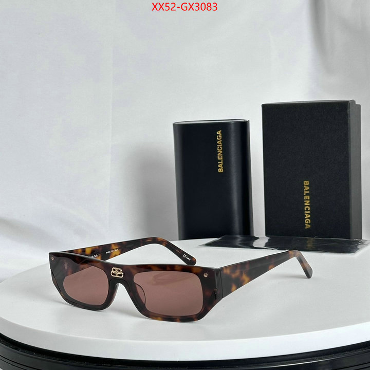 Glasses-Balenciaga luxury cheap replica ID: GX3083 $: 52USD