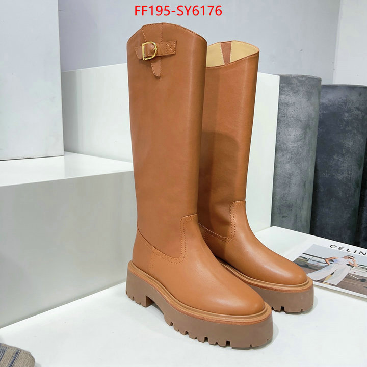 Women Shoes-Boots top 1:1 replica ID: SY6176 $: 195USD