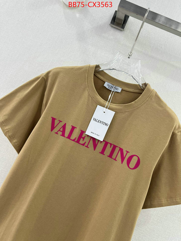 Clothing-Valentino fake cheap best online ID: CX3563 $: 75USD