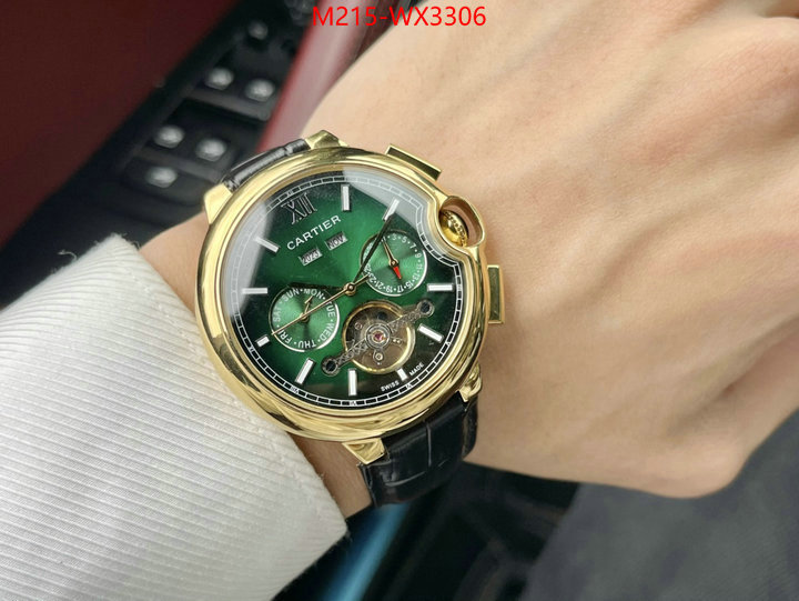 Watch(TOP)-Cartier high quality designer replica ID: WX3306 $: 215USD