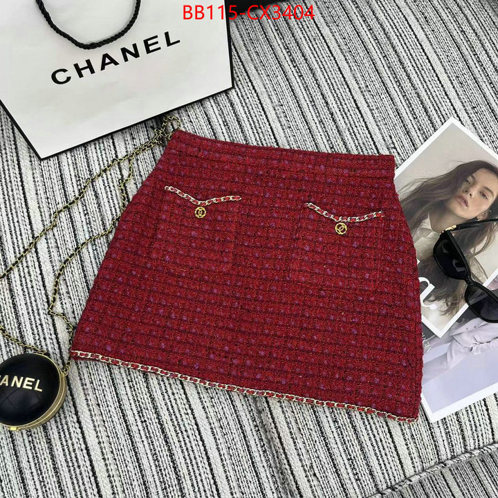 Clothing-Chanel the highest quality fake ID: CX3404 $: 115USD