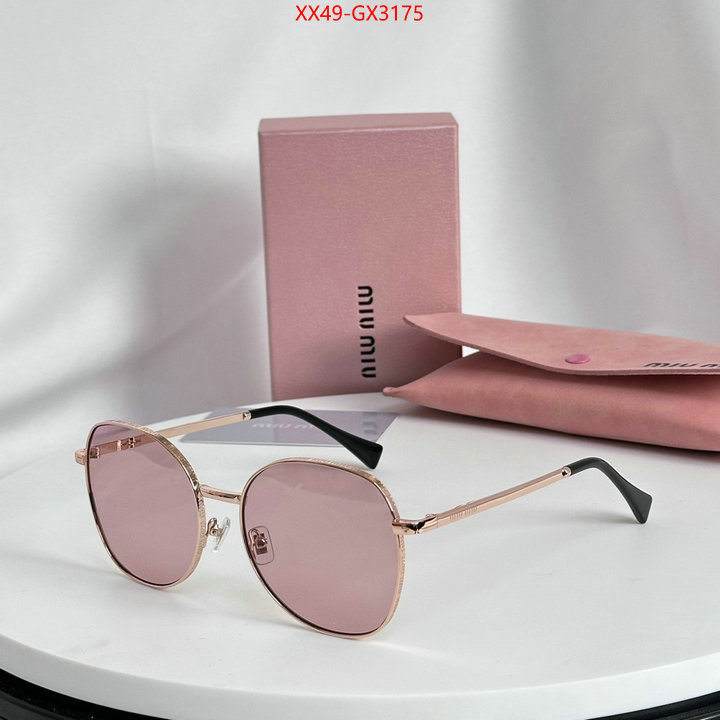 Glasses-Miu Miu where can i buy the best 1:1 original ID: GX3175 $: 49USD