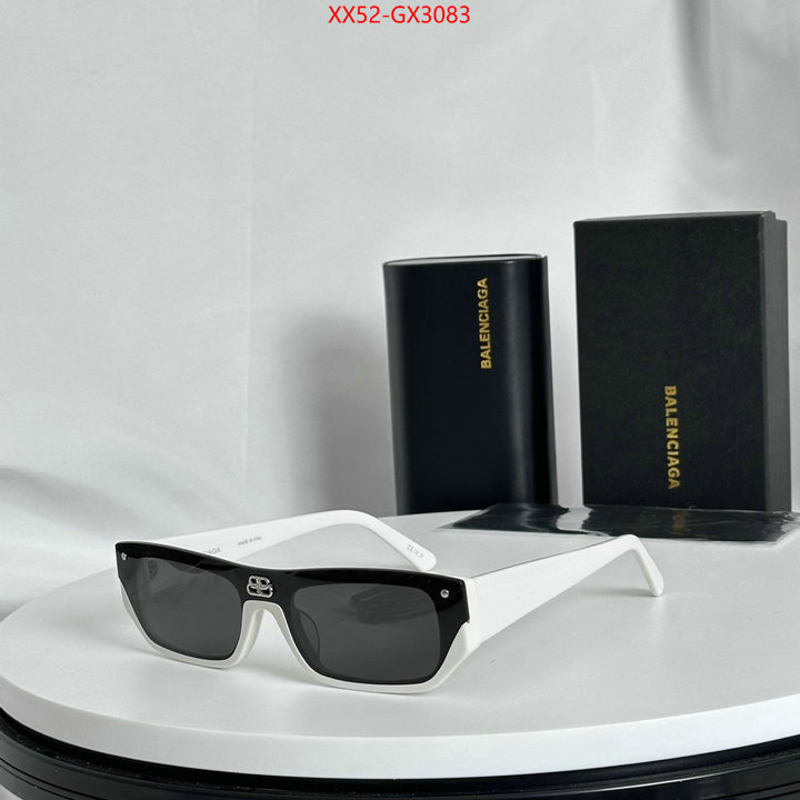 Glasses-Balenciaga luxury cheap replica ID: GX3083 $: 52USD