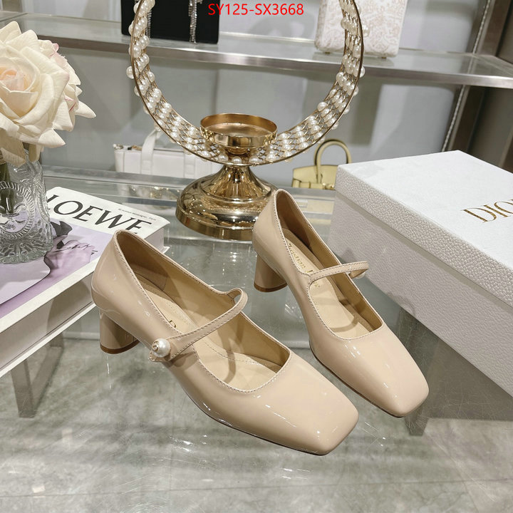 Women Shoes-Dior where can i buy the best quality ID: SX3668 $: 125USD