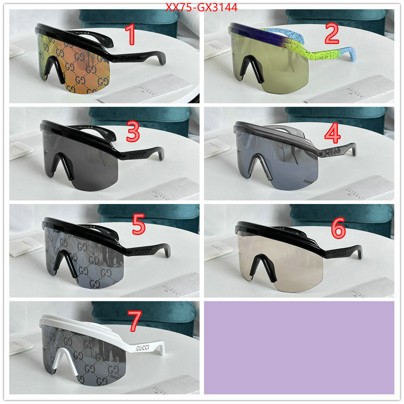 Glasses-Gucci top quality ID: GX3144 $: 75USD