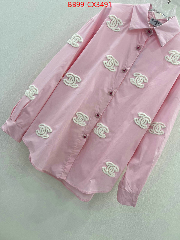 Clothing-Chanel we provide top cheap aaaaa ID: CX3491 $: 99USD