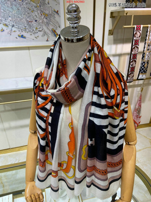 Scarf-Hermes high quality designer replica ID: MX2983 $: 75USD