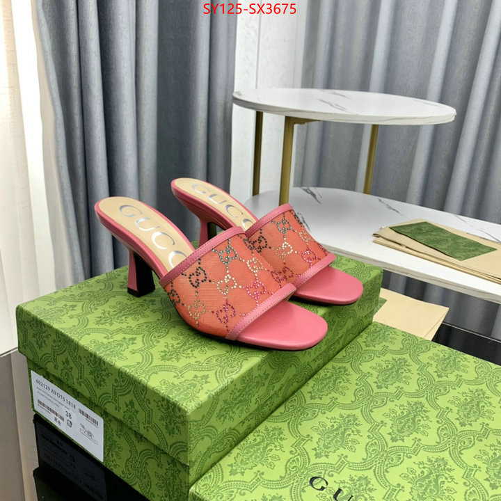 Women Shoes-Gucci cheap replica ID: SX3675 $: 125USD