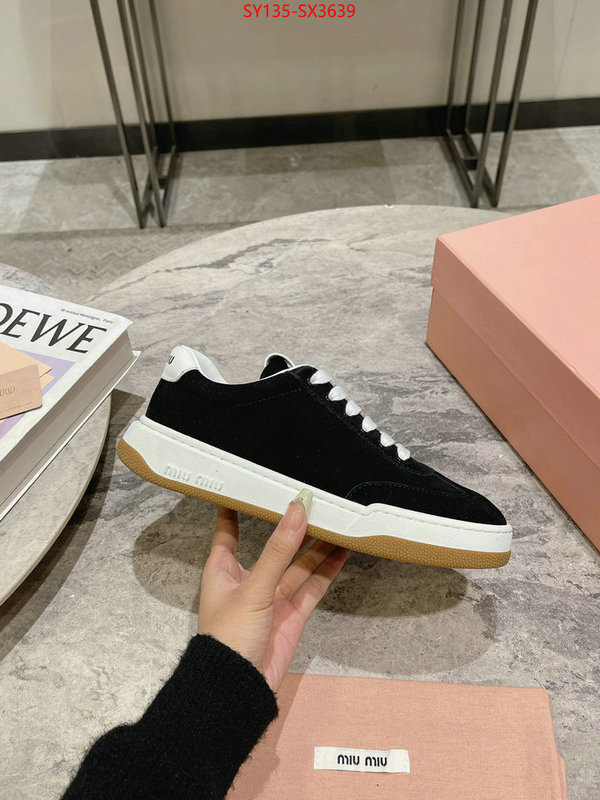 Women Shoes-Miu Miu aaaaa+ replica ID: SX3639 $: 135USD