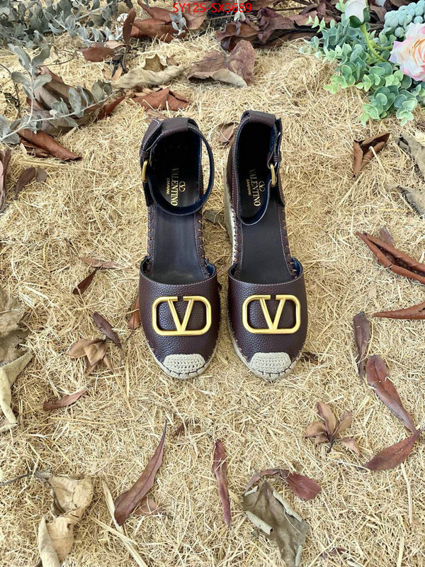 Women Shoes-Valentino 2024 luxury replicas ID: SX3689 $: 125USD