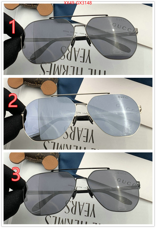 Glasses-Gucci 1:1 replica wholesale ID: GX3148 $: 49USD