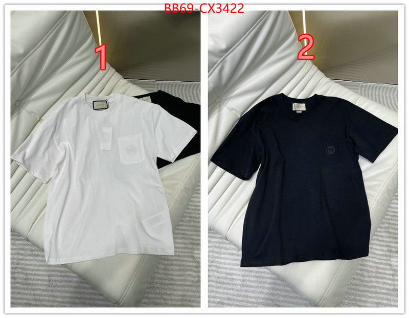 Clothing-Gucci luxury fake ID: CX3422 $: 69USD