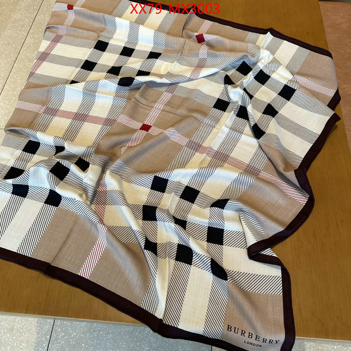 Scarf-Burberry where can i find ID: MX3003 $: 79USD