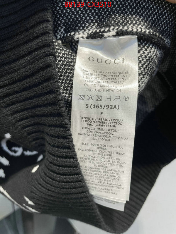 Clothing-Gucci top quality ID: CX3510 $: 139USD
