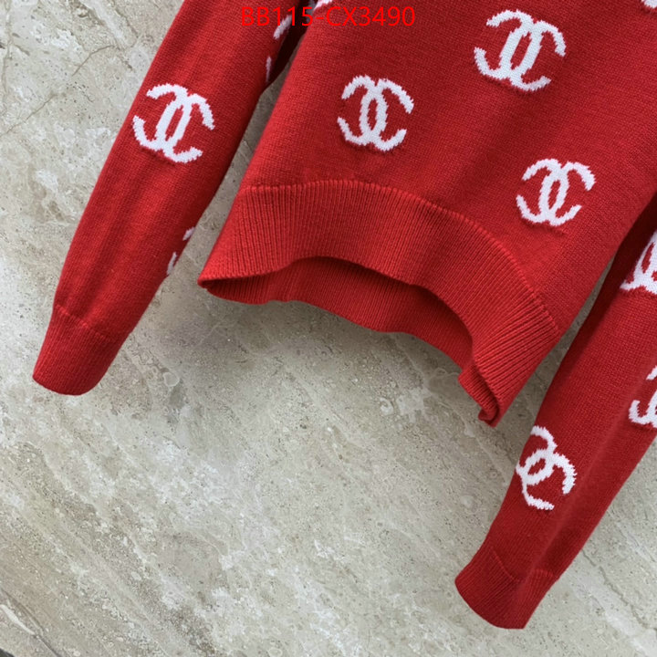 Clothing-Chanel what is a counter quality ID: CX3490 $: 115USD