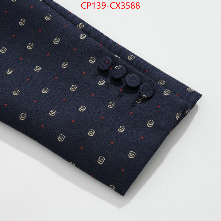 Clothing-Gucci cheap replica designer ID: CX3588 $: 139USD