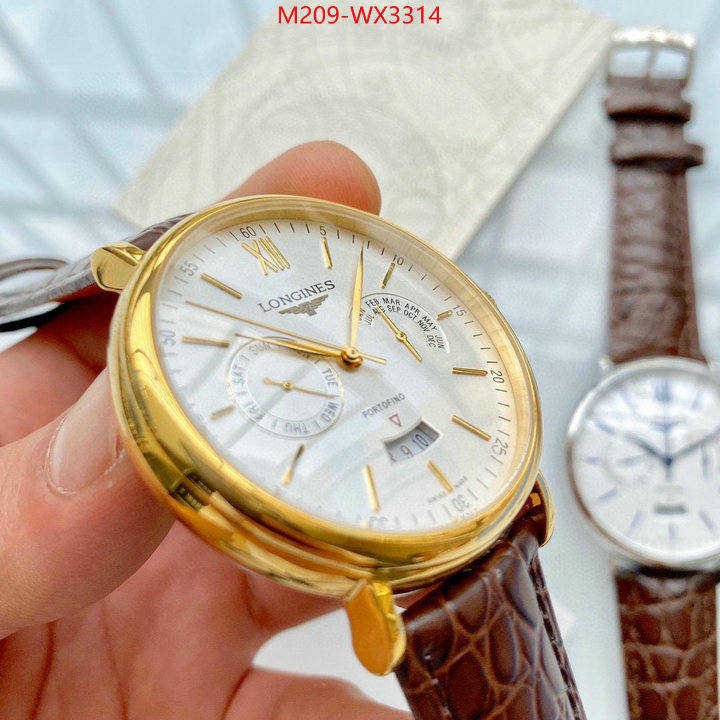Watch(TOP)-Longines luxury 7 star replica ID: WX3314 $: 209USD