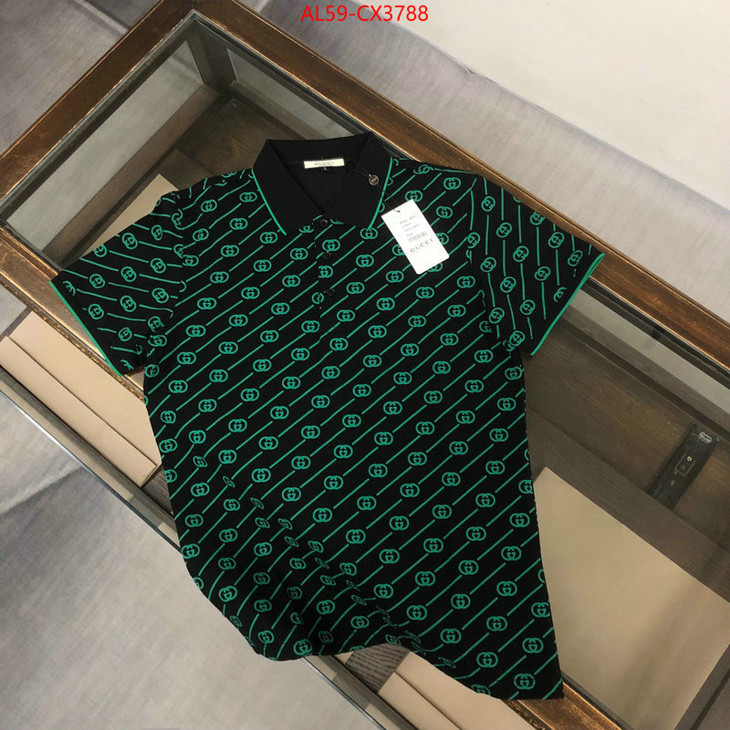 Clothing-Gucci customize best quality replica ID: CX3788 $: 59USD