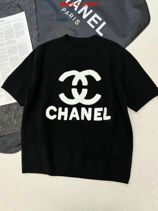 Clothing-Chanel replica us ID: CX3486 $: 99USD