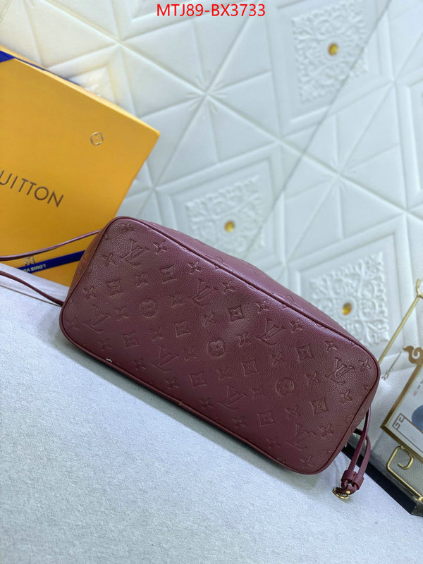 LV Bags(4A)-Neverfull- replica best ID: BX3733 $: 89USD,