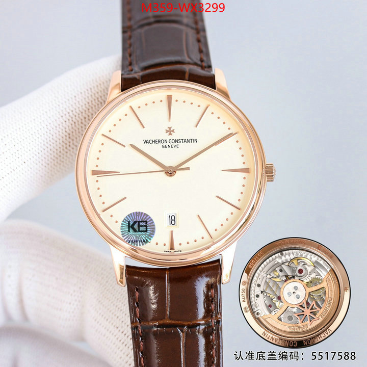 Watch(TOP)-Vacheron Constantin high quality replica designer ID: WX3299 $: 359USD