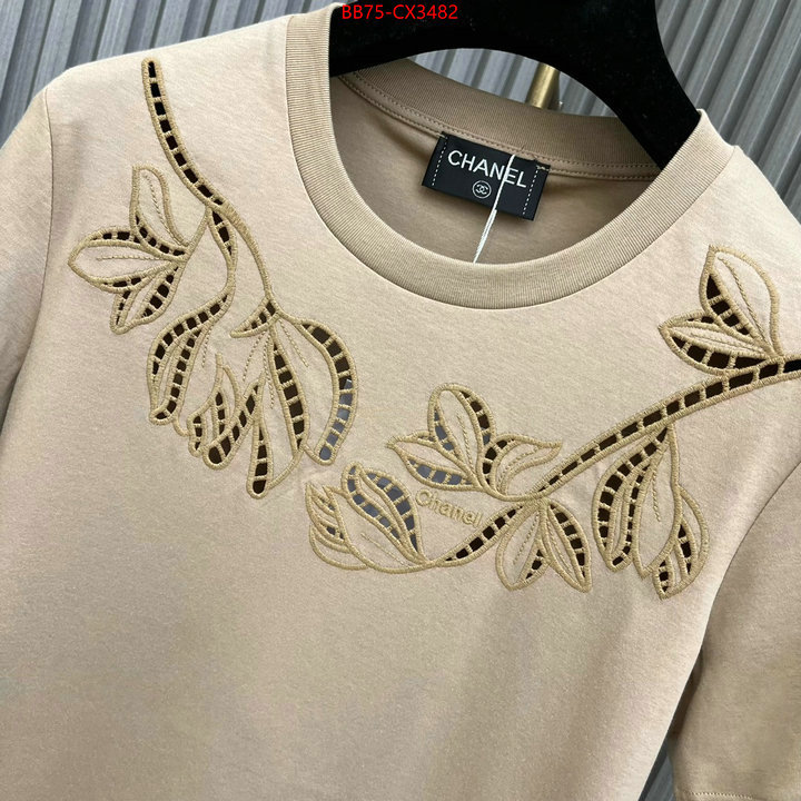 Clothing-Chanel the online shopping ID: CX3482 $: 75USD