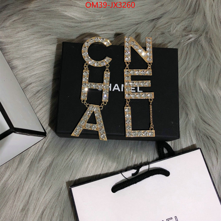 Jewelry-Chanel buy high quality cheap hot replica ID: JX3260 $: 39USD