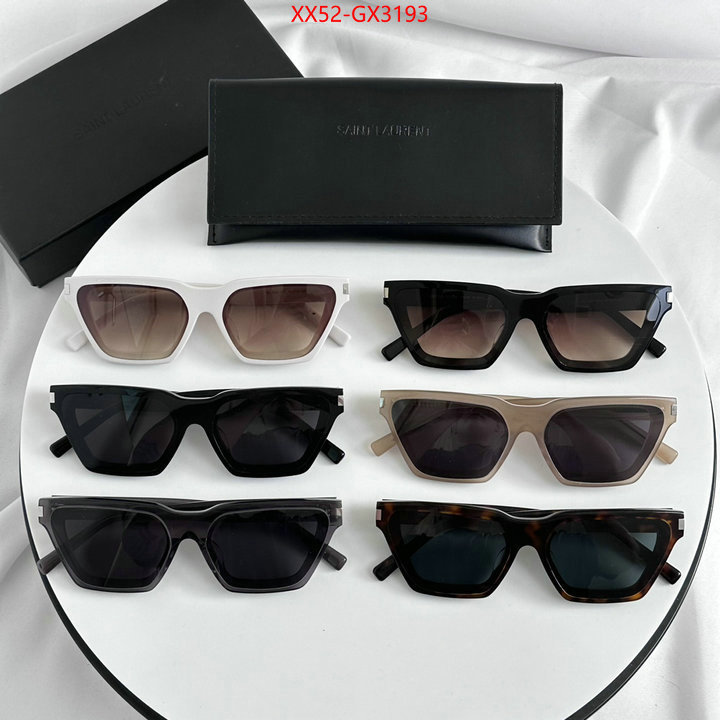 Glasses-YSL fake designer ID: GX3193 $: 52USD