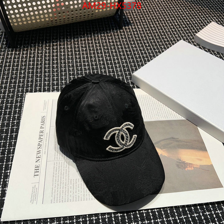 Cap (Hat)-Chanel high quality replica designer ID: HX5378 $: 29USD