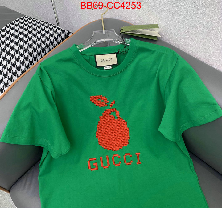 Clothing-Gucci replica aaaaa+ designer ID: CC4253 $: 69USD